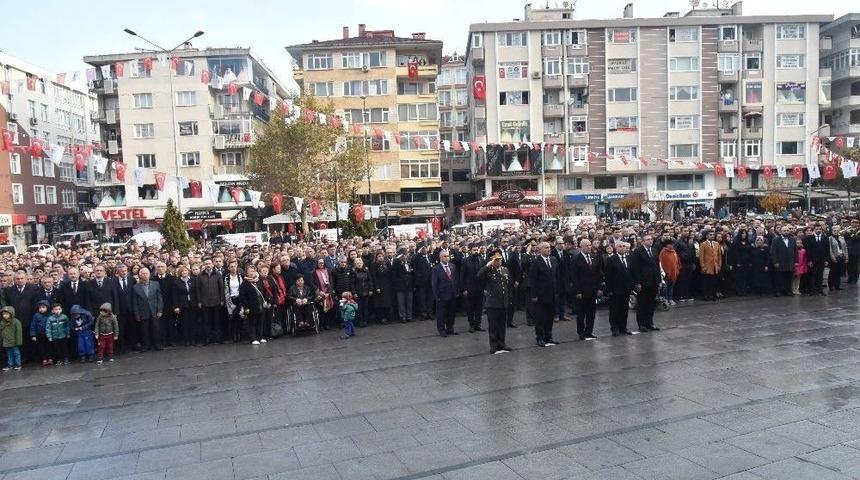 Mustafa Kemal Atat&uuml;rk &Ccedil;orlu&rsquo;da T&ouml;renle Anıldı