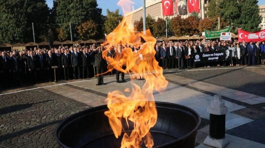 Gaziantep&rsquo;te 10 Kasım Anma T&ouml;reni