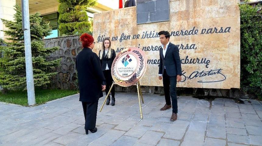 Hk&uuml;&rsquo;de Atat&uuml;rk&rsquo;&uuml; Anma T&ouml;reni D&uuml;zenlendi