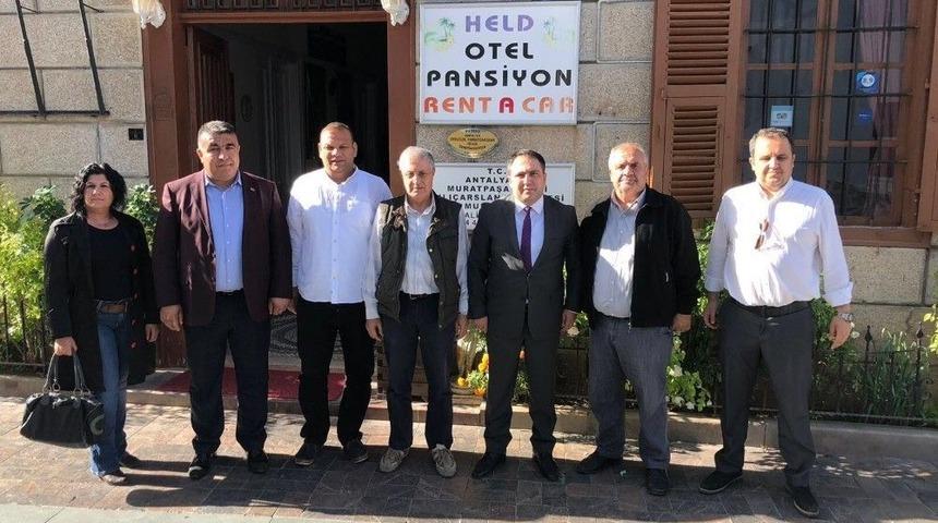 Mhp&rsquo;li Başkan Aksoy, Tarihi Kalei&ccedil;i Esnafıyla Buluştu