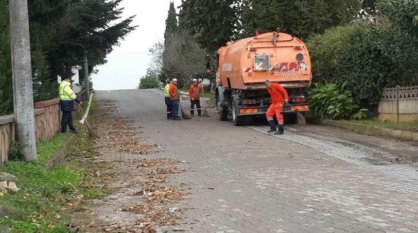 Ak&ccedil;akoca Yukarı Mahallede Mıntıka Temizliği Yapıldı