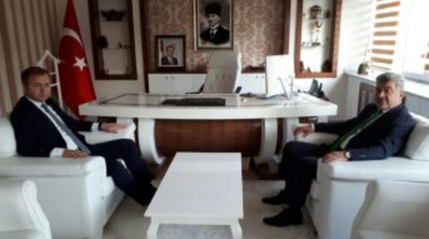 Başkan Yiğit&rsquo;ten Yeni Kaymakama Hayırlı Olsun Ziyareti