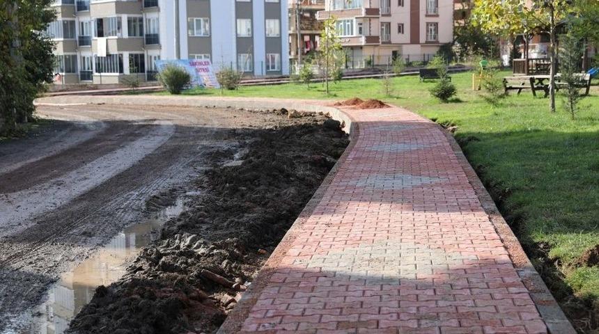 Fatsa&rsquo;da Kaldırım &Ccedil;alışmaları