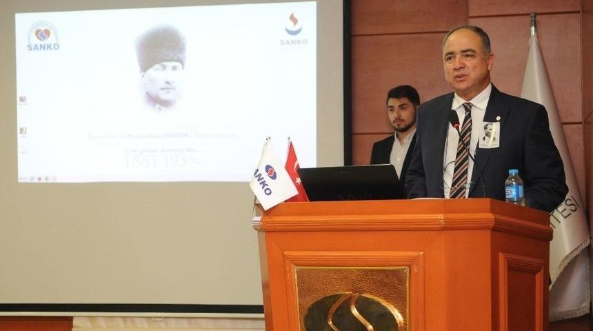 Atat&uuml;rk, Sanko &Uuml;niversitesi Ve &Ouml;zel Sani Konukoğlu Hastanesinde De T&ouml;renle Anıldı