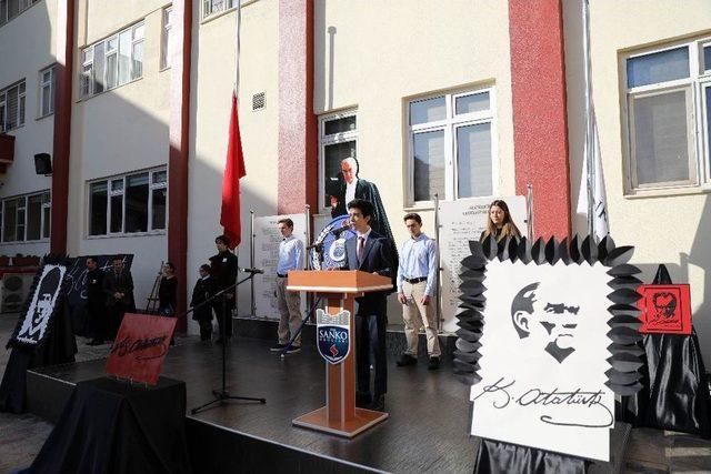 Büyük Önder Atatürk Özel Sanko Okulları’nda Da Anıldı