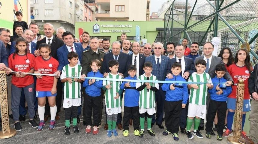 Erikli Modern Spor Tesisine Kavuştu
