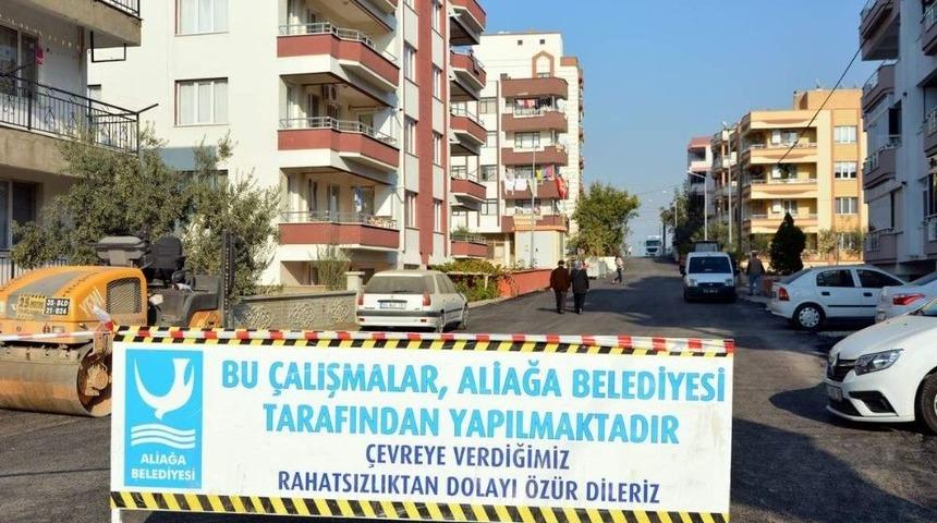 Aliağa&rsquo;da Asfalt Harekatı