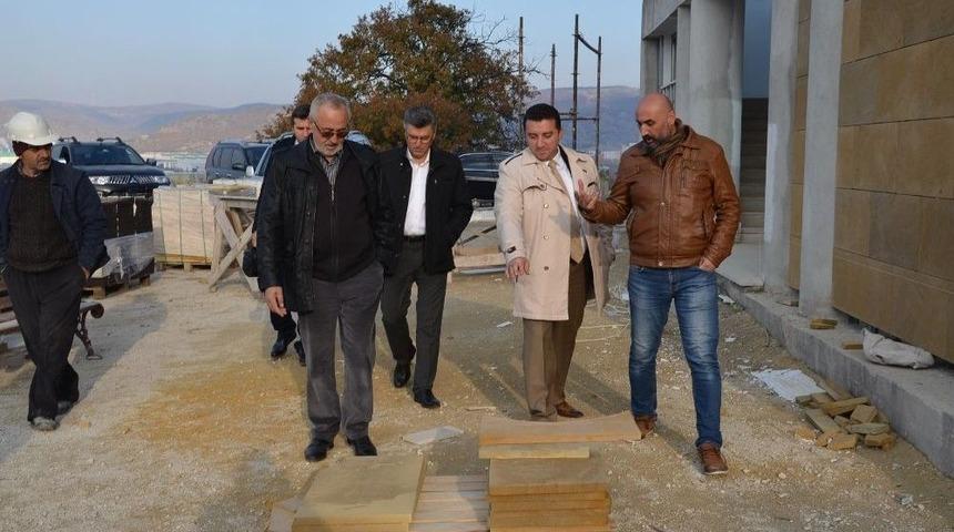 Başkan Bakıcı Medine Camii&rsquo;nde İncelemelerde Bulundu