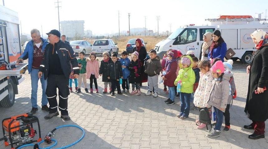 Aksaray&rsquo;da Anasınıfı &Ouml;ğrencilere Afet Eğitimi