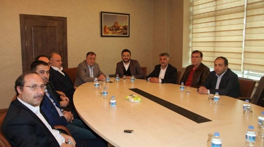 Ak Parti Yöneticileri Ntso Başkanı Parmaksız’ı Ziyaret Etti