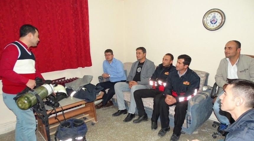 Hisarcık&rsquo;ta Yangın Eğitimi Kursu