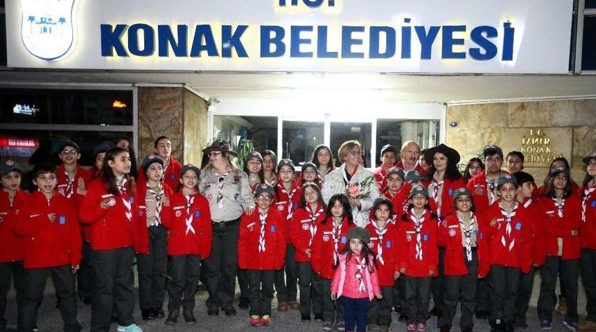 Konaklı İzciler Atasına Gitti