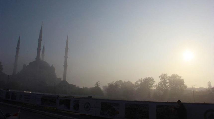 Edirne&rsquo;de Yoğun Sis