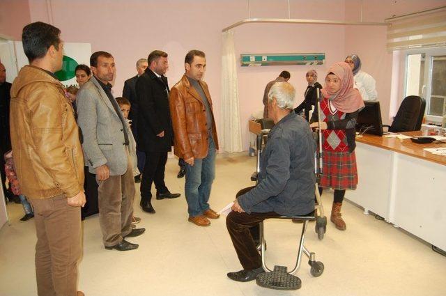 Kaymakam Alibeyoğlu’ndan Hasta Ziyareti