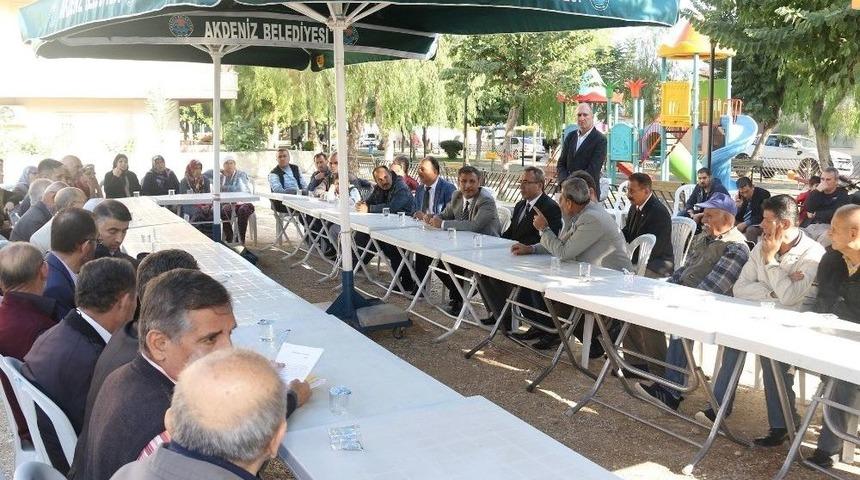 Pamuk, Halkın Sorun Ve Taleplerini Dinledi