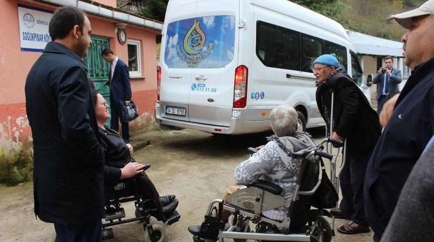 G&ouml;rele Kaymakamı Ermiş&rsquo;ten Engelli Ve Yaşlılara Ziyaret
