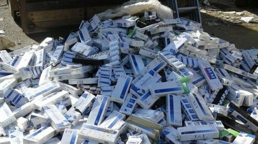 Şanlıurfa&rsquo;da 10 Bin 120 Paket Ka&ccedil;ak Sigara Ele Ge&ccedil;irildi