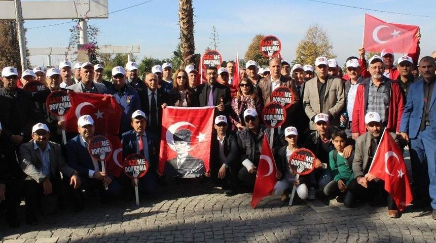 Gazilerin Darp Edilmesini Protesto Ettiler