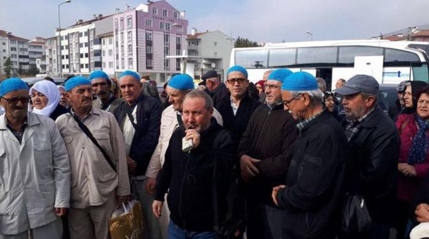Umre Yolcuları Uğurlandı