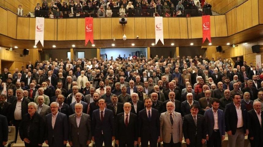 Saadet Partisi Genel Başkanı Karamollaoğlu, Rize İl Kongresinde Konuştu
