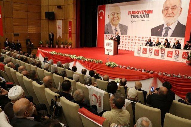 Saadet Partisi Genel Başkanı Karamollaoğlu, Rize İl Kongresinde Konuştu