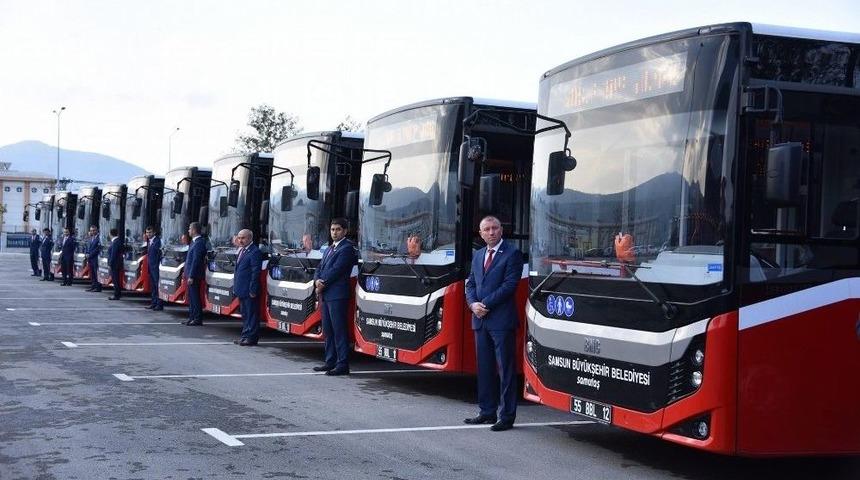 70 Yeni Otobüs Samsun Halkının Hizmetinde
