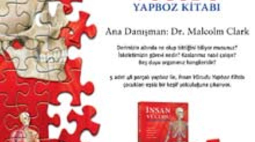 İnsan V&uuml;cudu Yapboz Kitabı