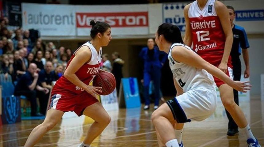 A Milli Kadın Basketbol Takımı, Estonya&rsquo;yı Farklı Mağlup Etti