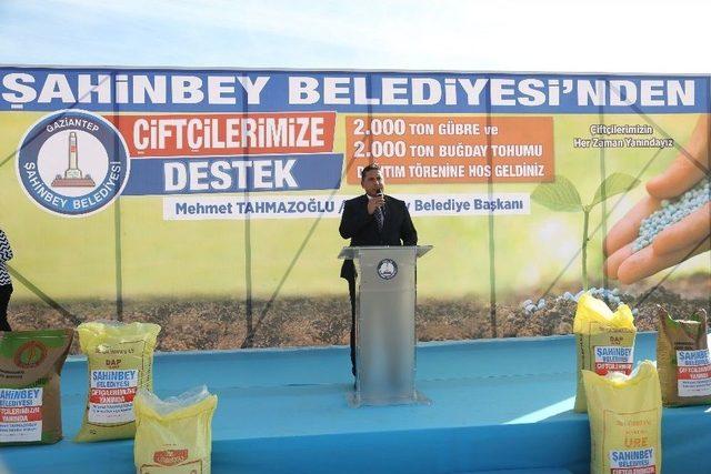 Şahinbey Belediyesi’nin Çiftçiye Desteği Sürüyor