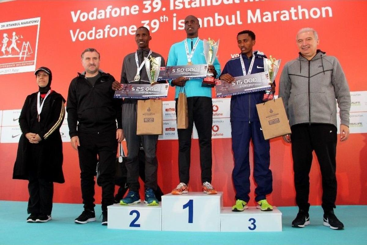 Vodafone 39. İstanbul Maratonu&rsquo;nda &Ouml;d&uuml;ller Sahiplerini Buldu