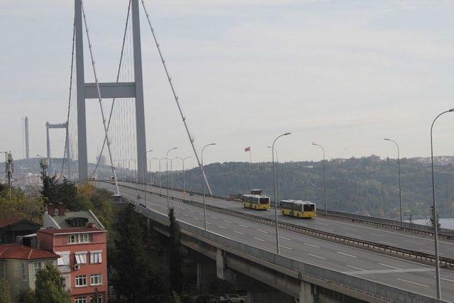 Maratonun Ardından 15 Temmuz Şehitler Köprüsü Trafiğe Açıldı