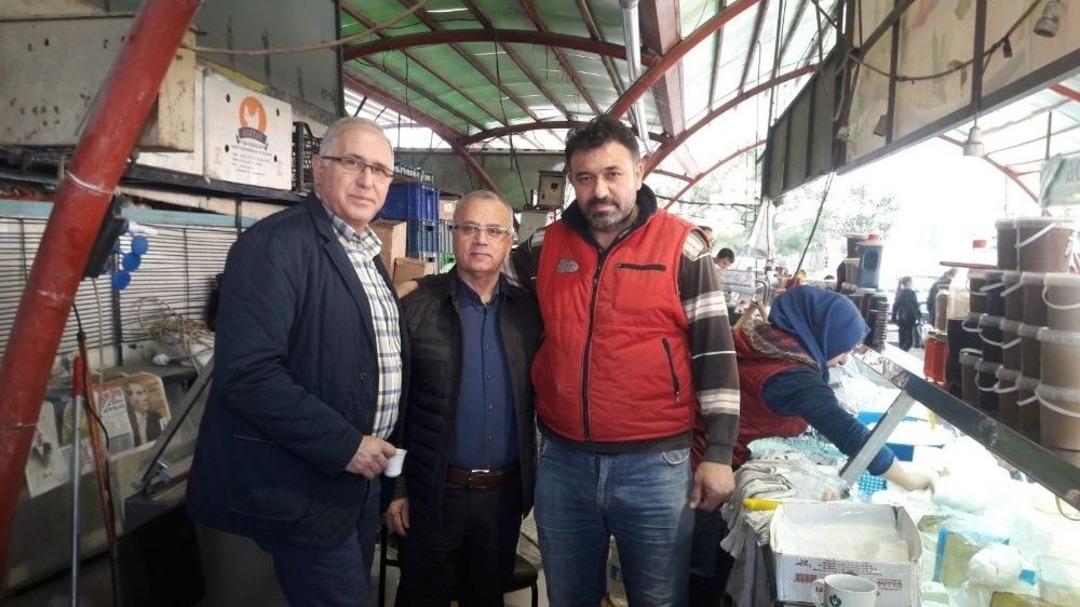 Başkan Kayda&rsquo;dan, Pazarcı Esnafına Ziyaret