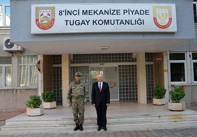 Vali Ceylan, Tugay Komutanı Karslı’yla Bir Araya Geldi 1