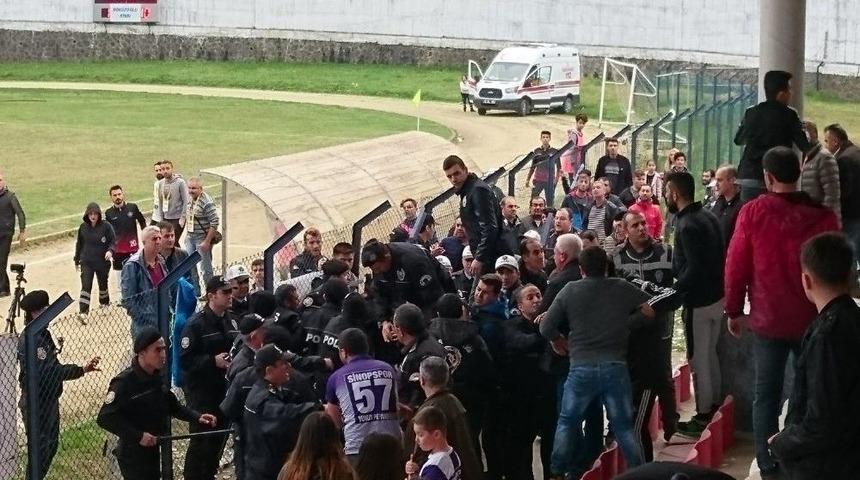 Amat&ouml;r Ma&ccedil;ta Olay &Ccedil;ıktı