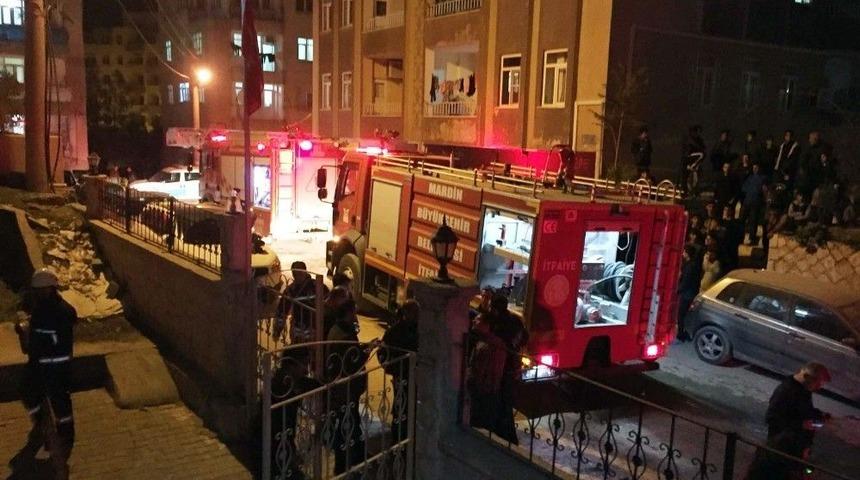 Mardin &Ouml;ğrenci Pansiyonunda Yangın