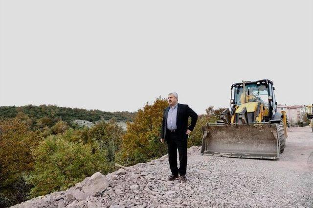 Başkan Baran, İlimtepe&rsquo;de İncelemeler Yaptı 1