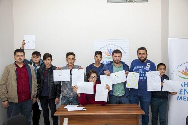 Ahlatlı Gençler Karikatür Öğreniyor 2