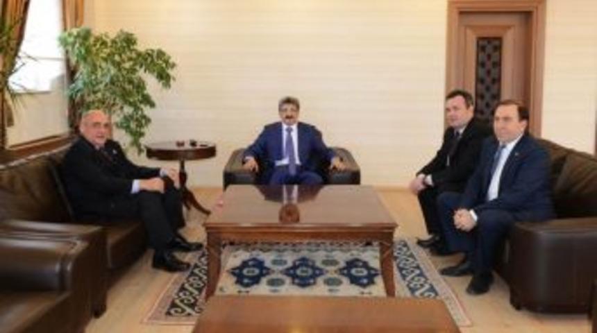 G&uuml;rcistan&rsquo;ın Trabzon Başkonsolosu Mikatsadze&rsquo;den, Vali Bilmez&rsquo;e Ziyaret