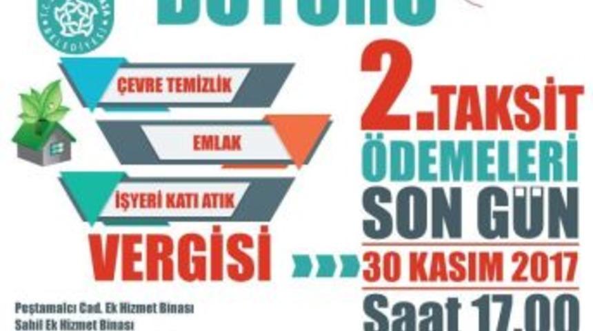 Son Ödeme Tarihi 30 Kasım