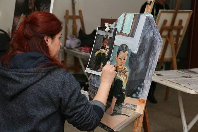 Odunpazarı’nda Hayaller Tuvale Aktarılıyor 1