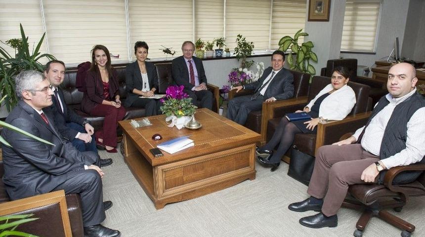Ab Türkiye Delegasyonu Başkanı Berger’dan İhlas Medya Grup Ankara Temsilcisi Yaşar’a Ziyaret