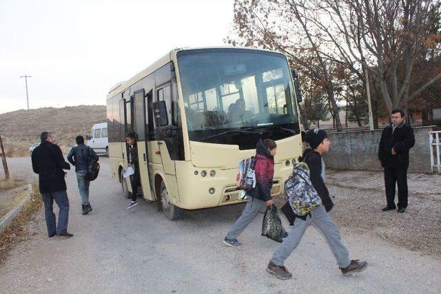 Sungurlu’da Okul Servisleri Denetledi