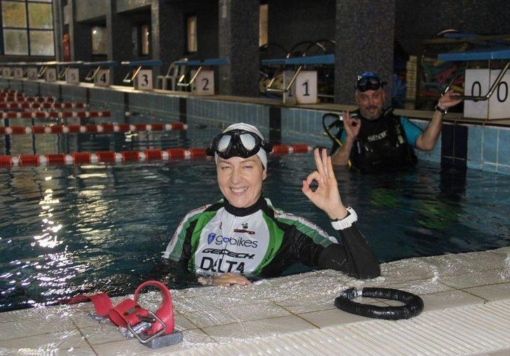 Tek Nefeste Bisikletle Suyun Altında En Uzun Mesafe Gitme Rekorunu Kırmaya Çalışacak G5