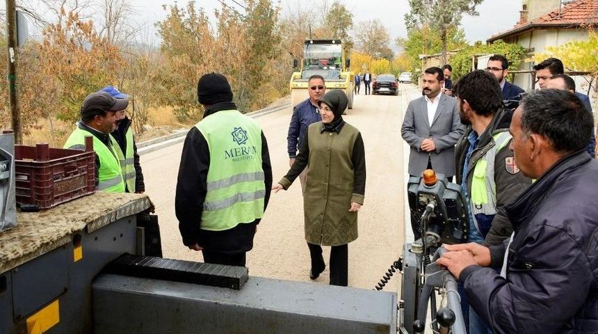 Başkan Toru, Asfalt &Ccedil;alışmalarını İnceledi