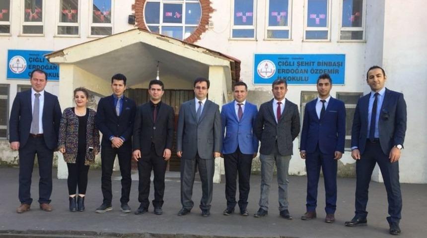 M&uuml;d&uuml;r Durgun, Sınırdaki Okullarda İncelemelerde Bulundu