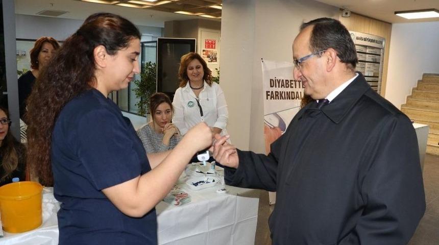 Manisa B&uuml;y&uuml;kşehir Belediyesinden Vatandaşlara Diyabet Testi