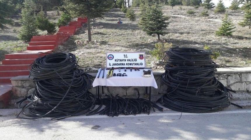 Jandarmadan &rsquo;kablo Hırsızlığı Şebekesi&rsquo;ne Operasyon