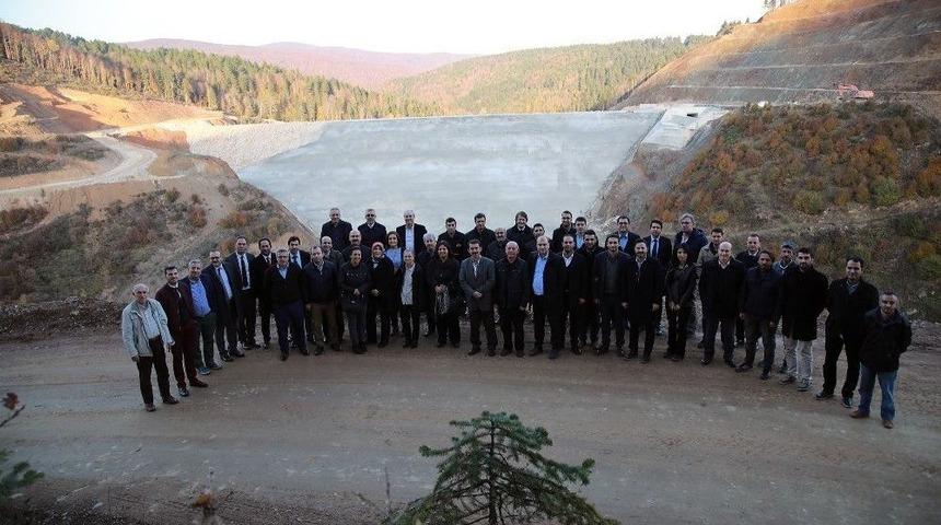 B&uuml;y&uuml;kşehir B&uuml;rokratları Ak&ccedil;ay Barajını İnceledi