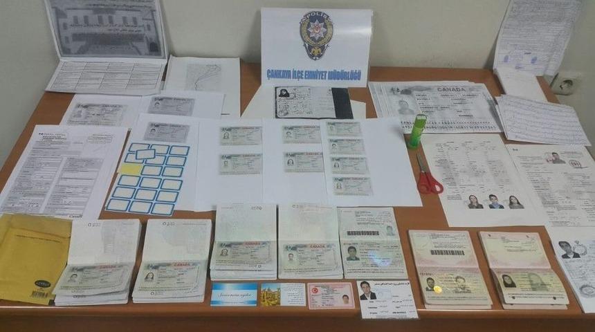 Ankara&rsquo;da Sahte Vize Dolandırıcıları Yakalandı