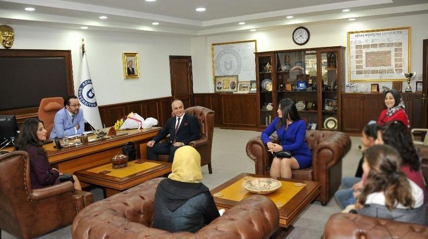 &Ccedil;ocuk Evinden Rekt&ouml;r Bircan&rsquo;a Ziyaret